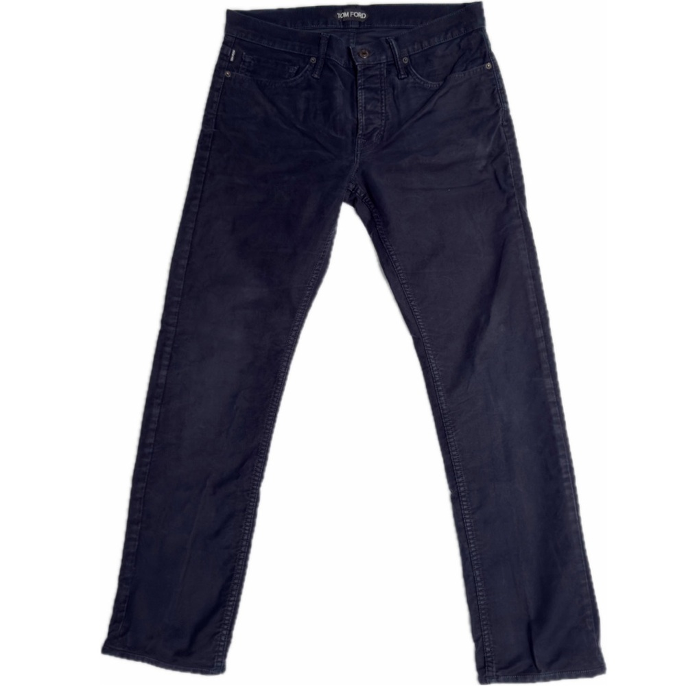 TOM FORD 5 pocket Jean in Straight Leg. Waist 32 Dark indigo